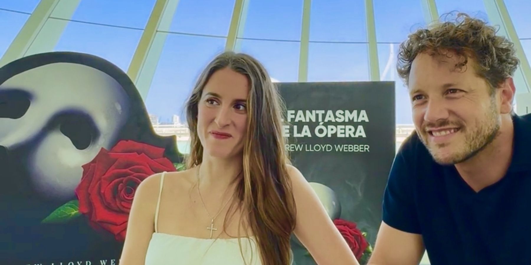 TV: Ana San Martín y Daniel Diges nos desvelan los secretos de la gira de EL FANTASMA DE LA ÓPERA